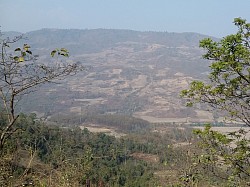 Hills somewhere between Imphal and Dimuphur