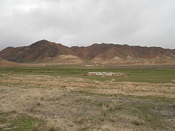 On the road to Bishkek, Kyrgyzstan