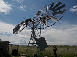 Not in working order, but didn't know 2 headed windmills existed!