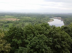 Green hills, rivers and forests. In the Urals