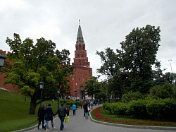 Gardens outside Kremlin