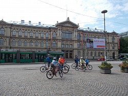 Bikes and trams...summer in Helsinki