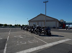 At least it wasn't raining, patiently waiting for the ferry. And waiting...and waiting...