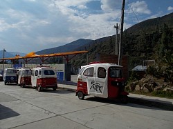 Moto taxis everywhere throughout Peru